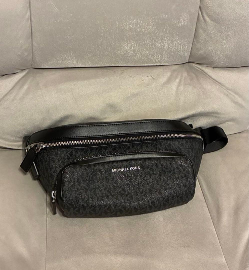 MICHAEL KORS ボディバッグ ウエストポーチ ブラック MICHAEL KORS（マイケルコース） ウエストポーチ COOPER ミニ ベルト