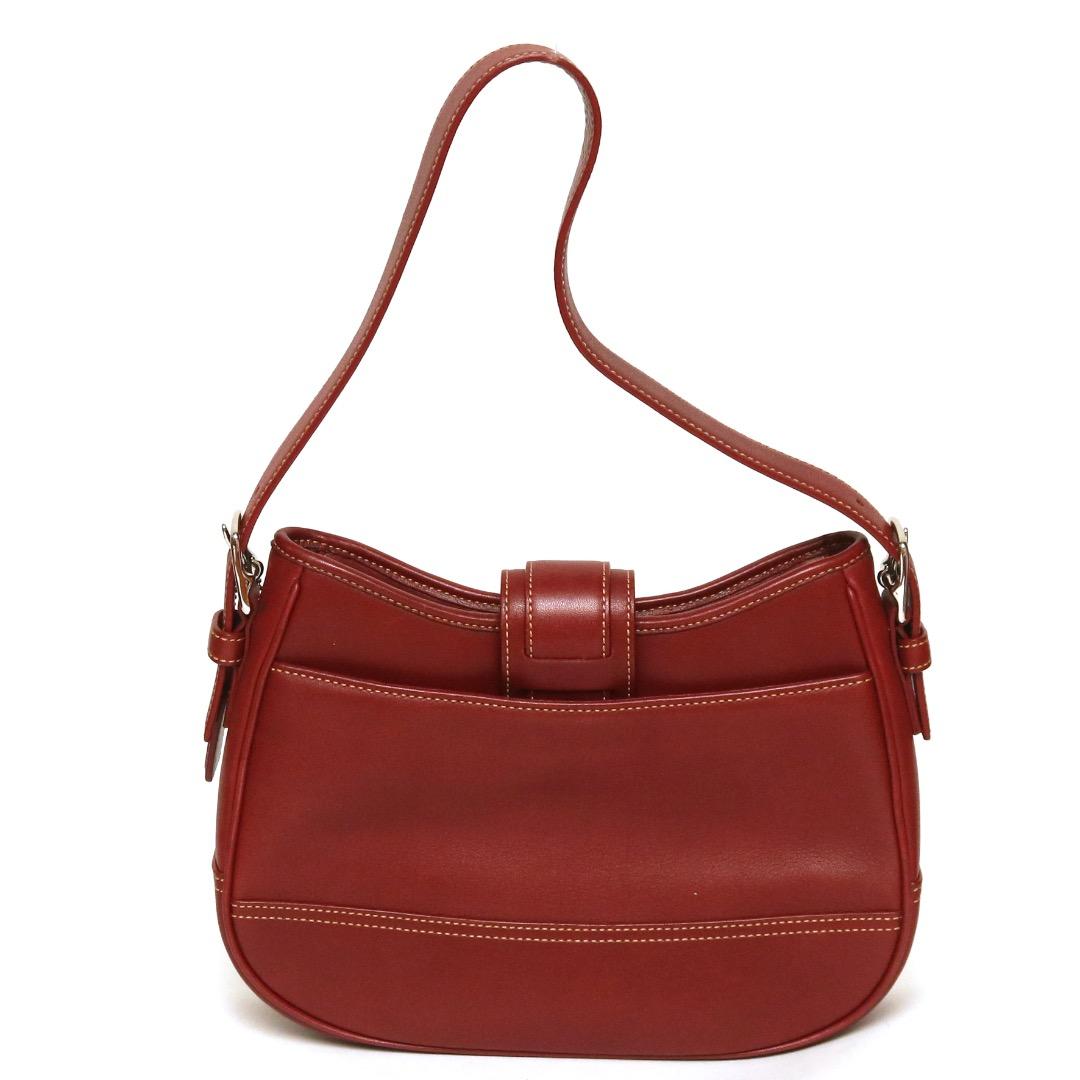 ◉オールドコーチ◉レザー/ ボルドー / ワンショルダーバッグ