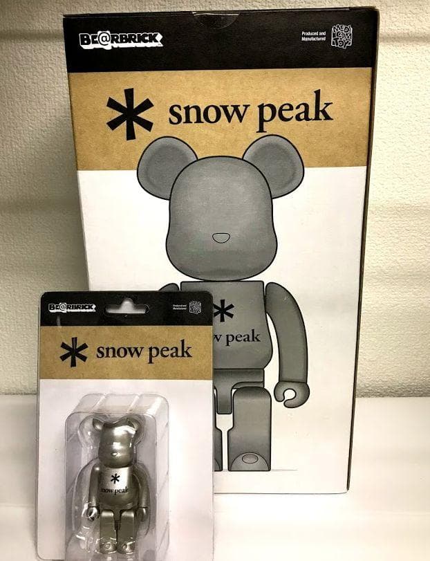 ベアブリック Snow Peak 400％ & 100％ セットスノーピーク