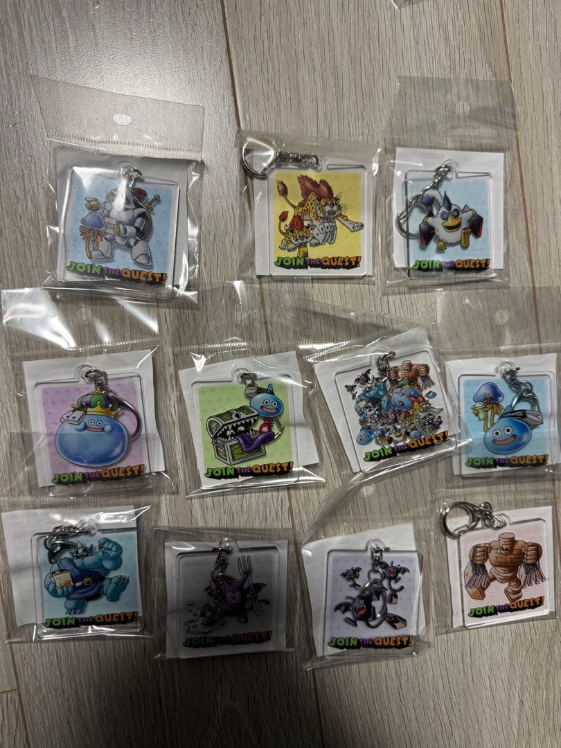 プレミアムアウトレット限定 ドラクエ コラボ キーホルダー 11種コンプ