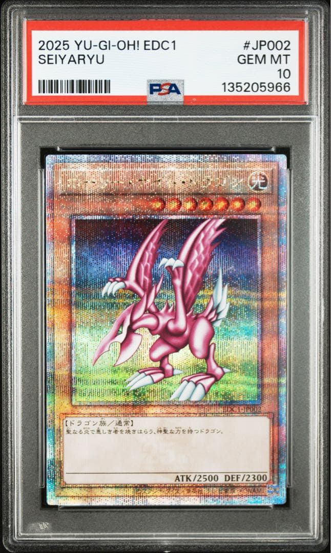 ホーリーナイトドラゴン 25周年 25th PSA10 遊戯王 - メルカリ