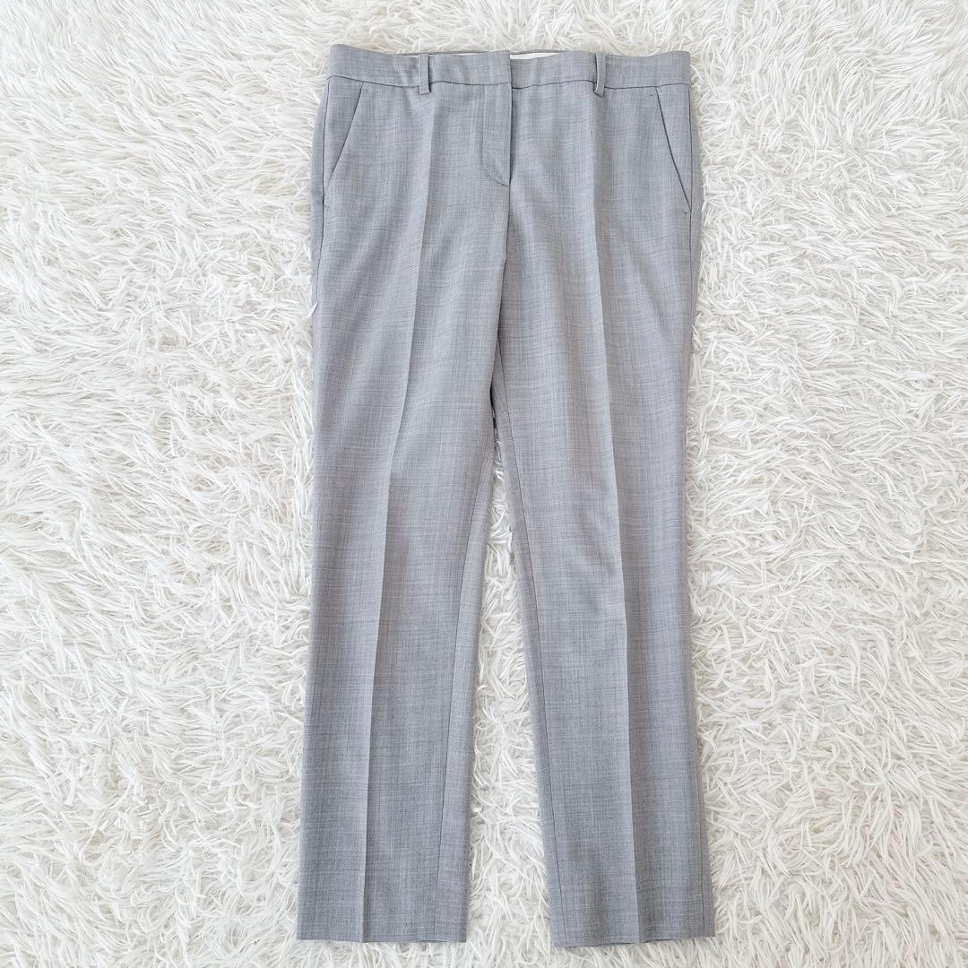 大きめサイズ4✨セオリー ノーカラー パンツスーツ セットアップ