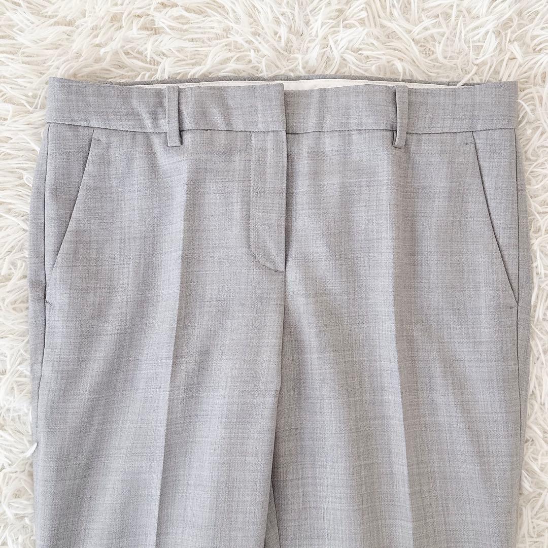 大きめサイズ4✨セオリー ノーカラー パンツスーツ セットアップ