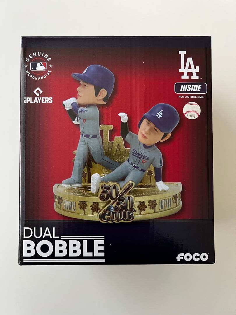 大谷翔平 ボブルヘッド前人未踏の「50−50」達成記念 FOCO 大谷翔平 MLB ロサンゼルス・ドジャース 50-50達成記念 ボブルヘッド