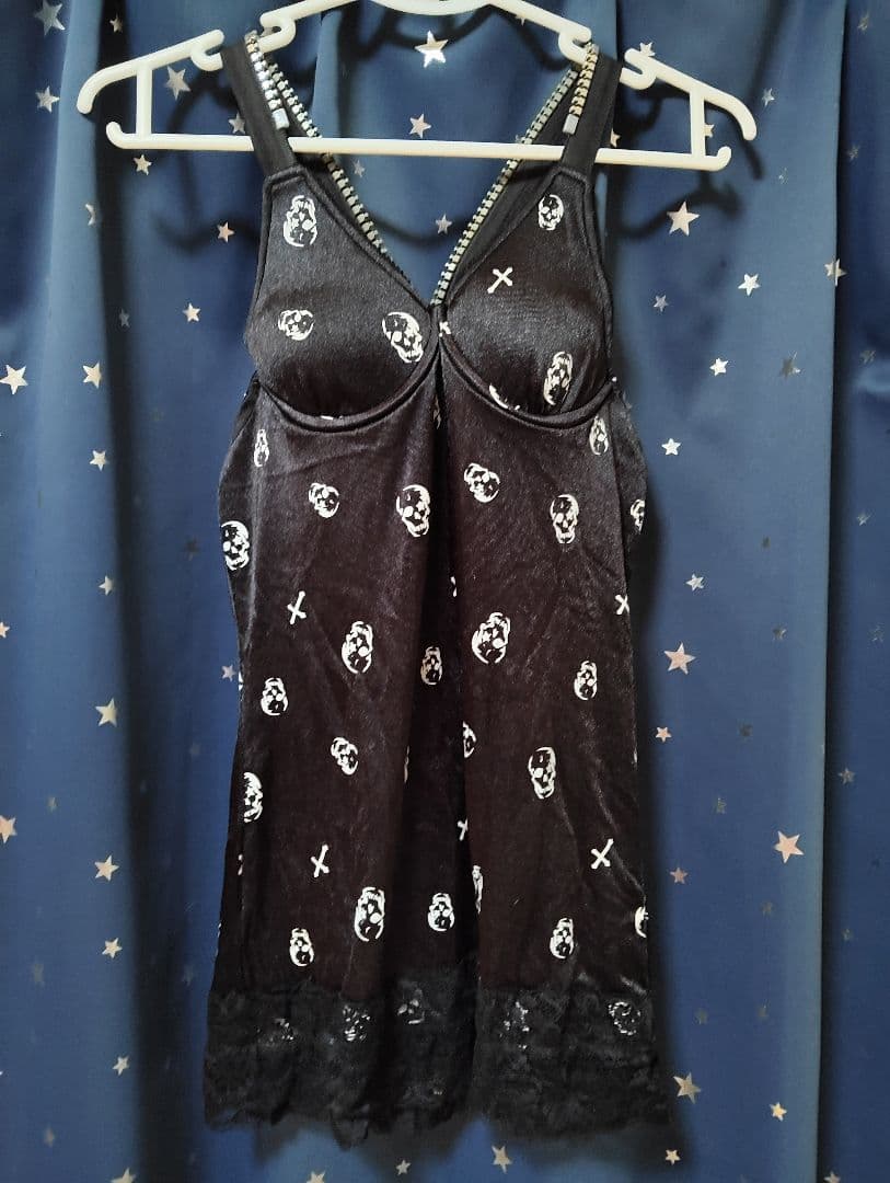 tutuHa ビッグジップ キャミソール スカル柄