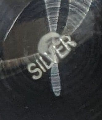 消防団20年勤務功績　純銀　銀杯　25.9g 　消防団　精勤章 　第一分団