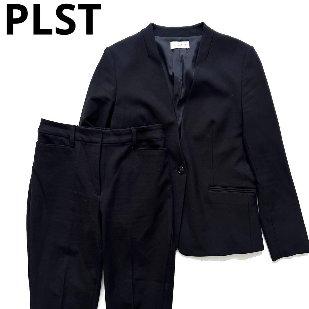 PLST プラステ　スーツ　ウォームリザーブ　セットアップ　濃紺　ネイビー　S