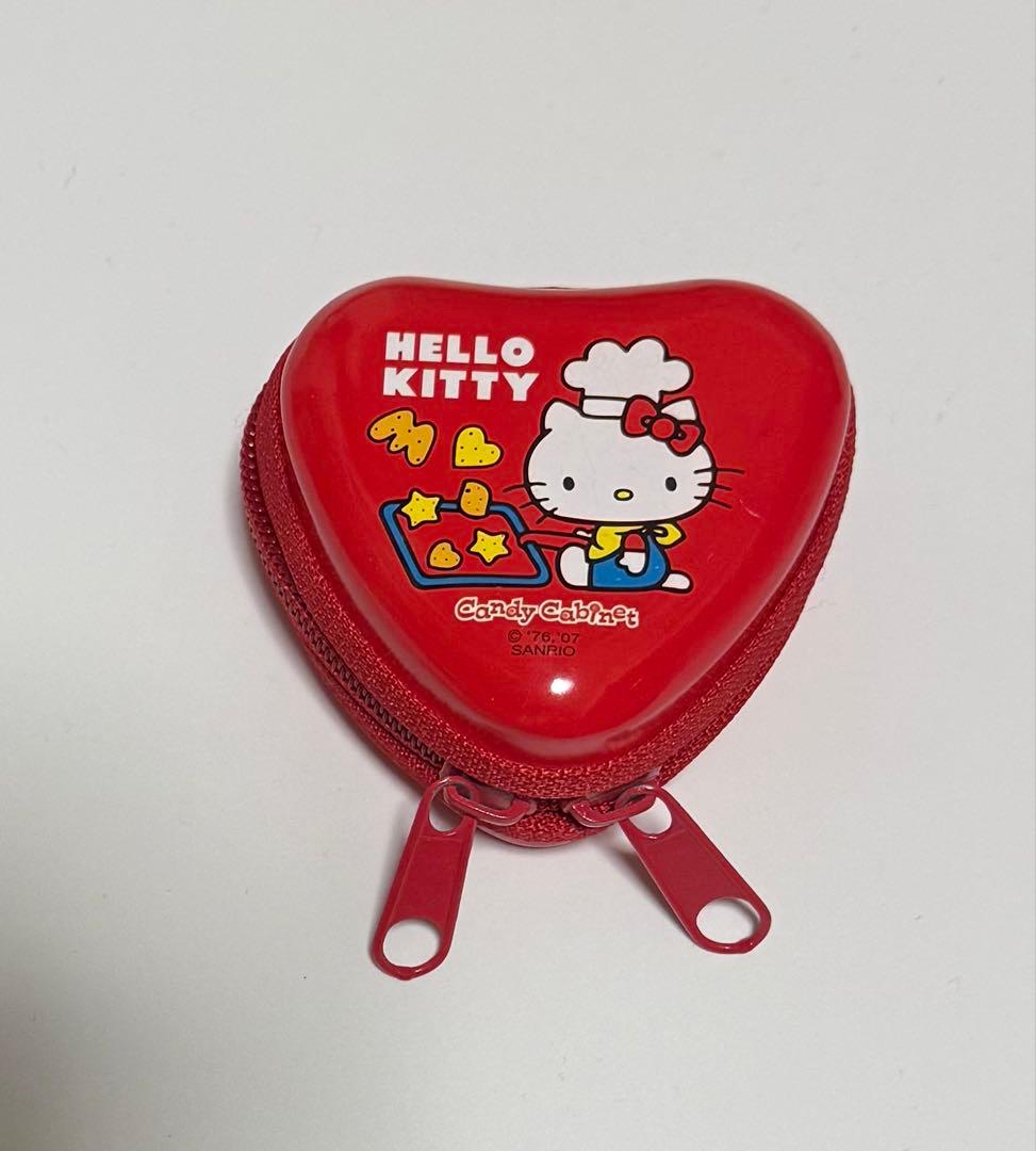 キティちゃん ハート ファスナー缶 平成レトロ サンリオ 小物入れ レア