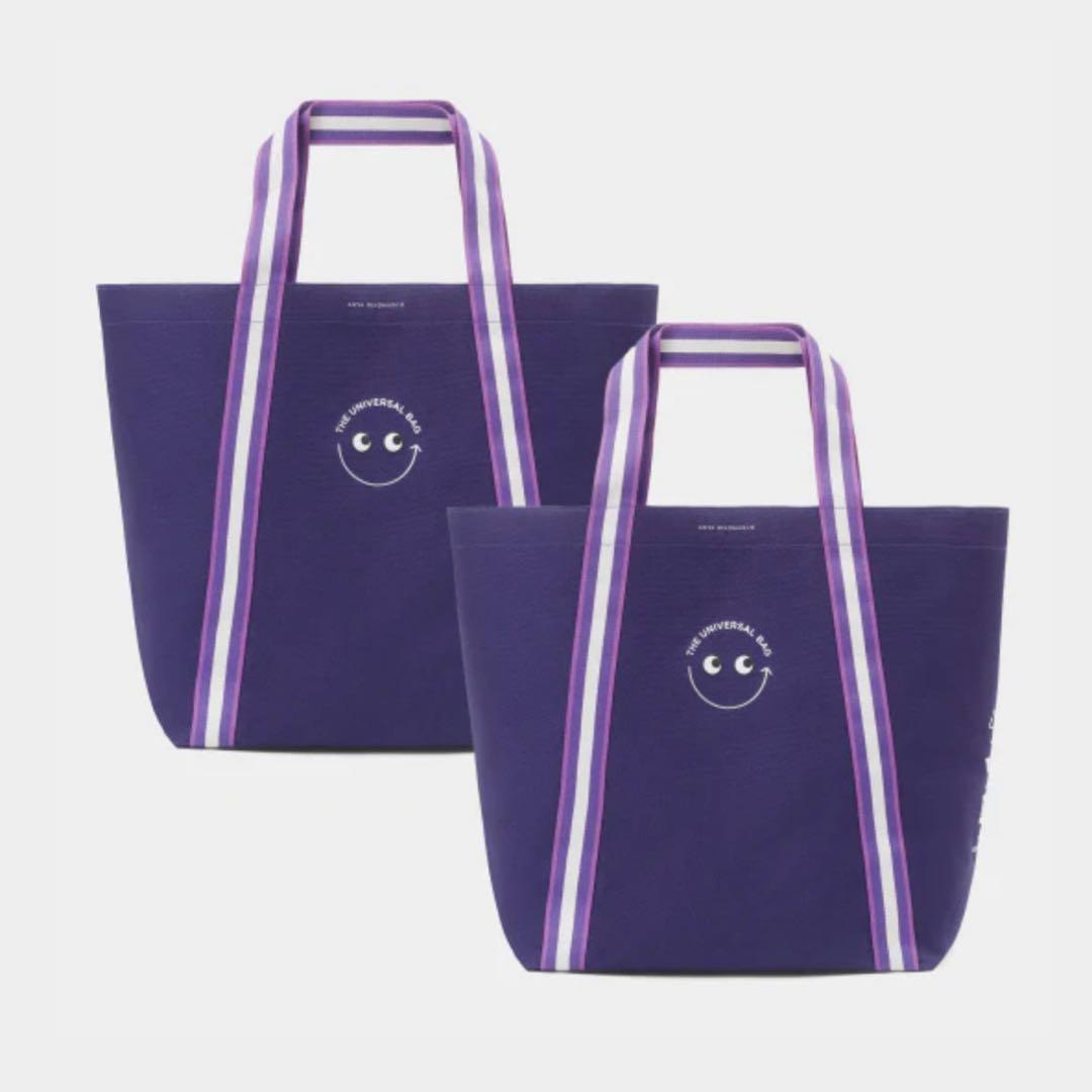 イギリス限定Ocado x アニヤハインドマーチ　ユニバーサルバッグ 2点セット ロンドン限定】アニヤハインドマーチユニバーサルバッグ2点セット