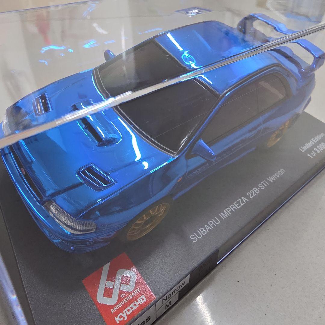 【60周年モデル】京商ミニッツ SUBARU IMPREZA 22B-STi② MZP457CBL・京商 ASC MA020N スバル インプレッサ 22B-STiバージョン