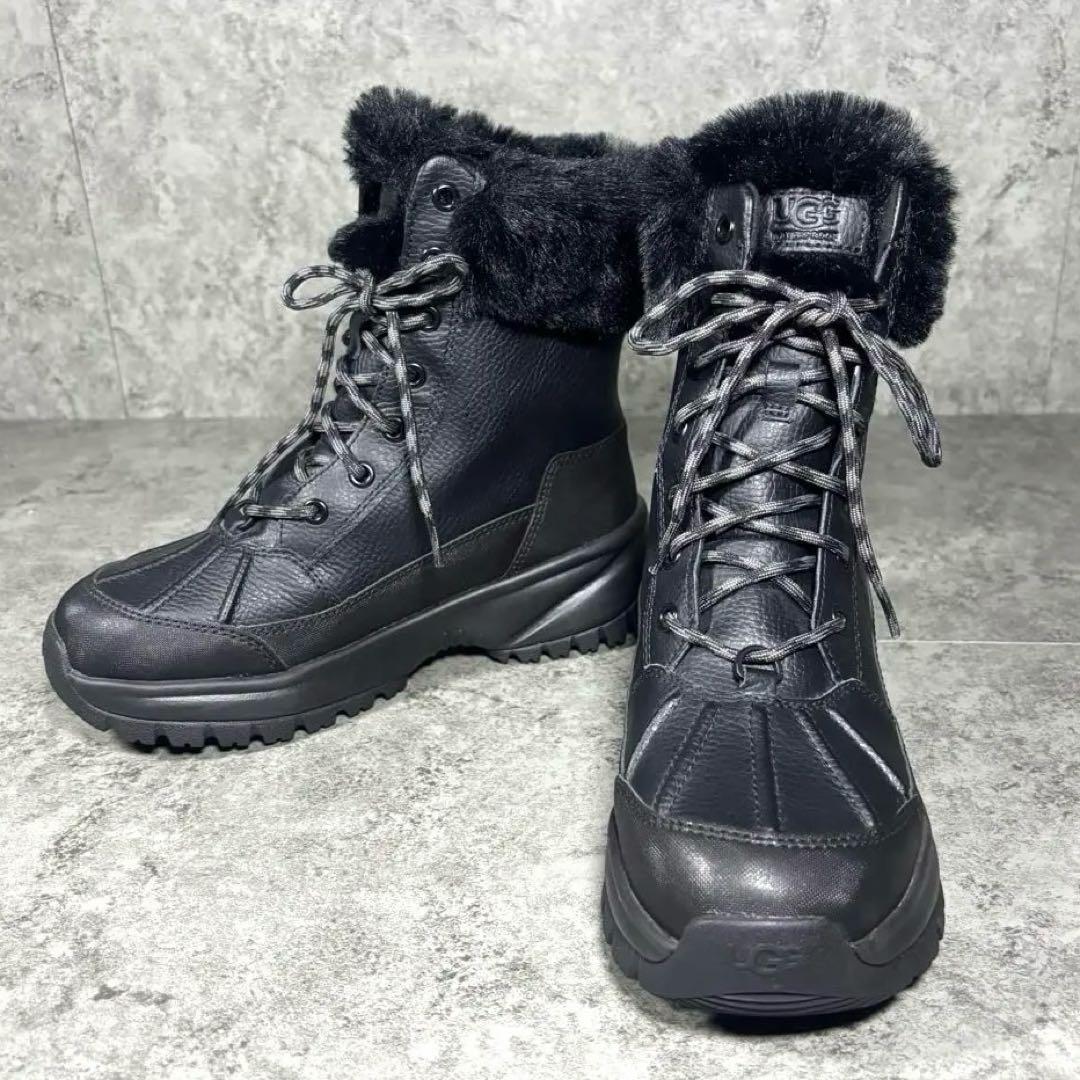 最高峰✨未使用級UGG アディロンダックブーツ 23cm ムートンブーツ 厚底