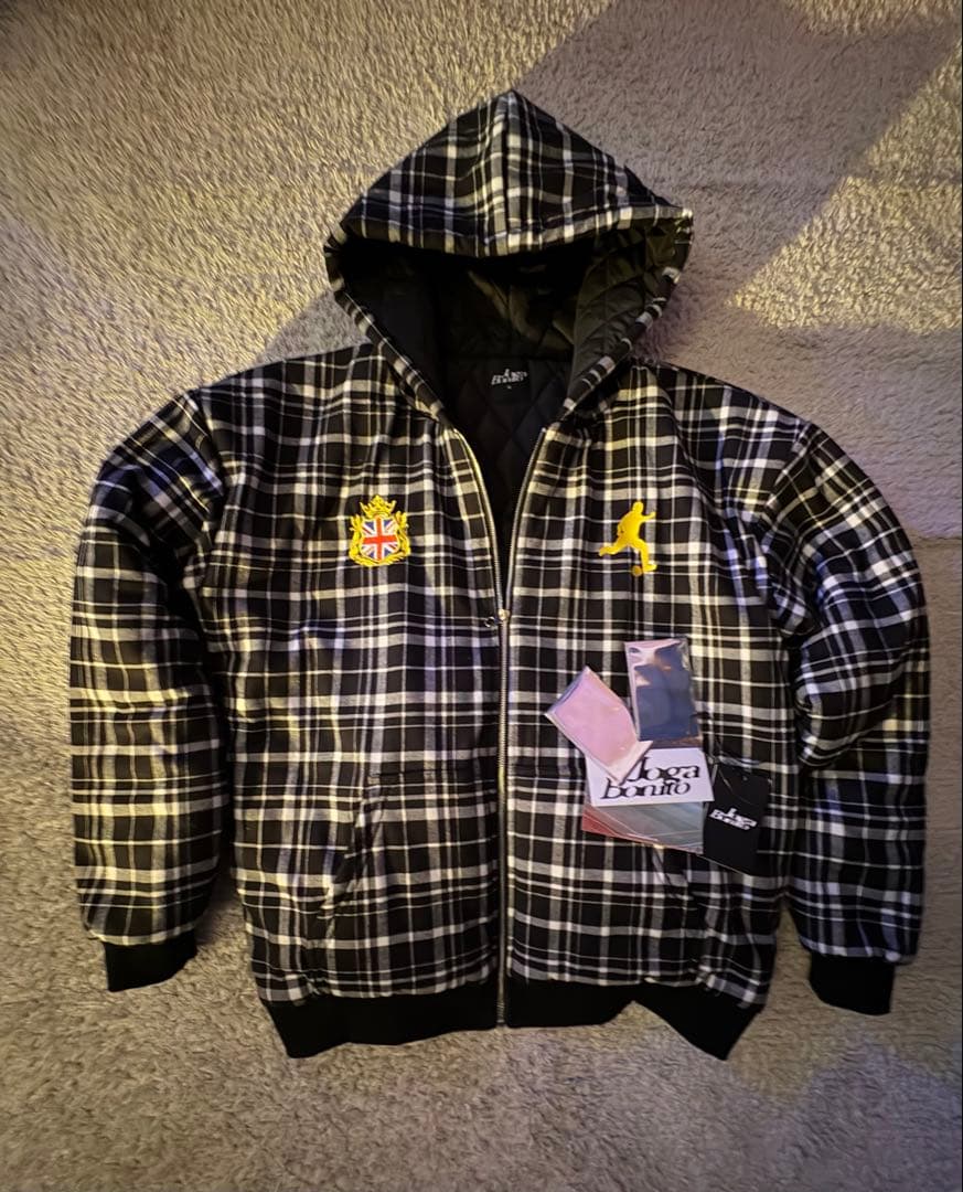 【円堂守着用】joga ジップパーカー Union Jack Plaid