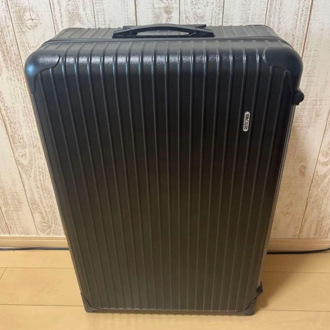 【極美品】RIMOWA SALSA 2輪104ℓ クラスTSAロック付 ブラック