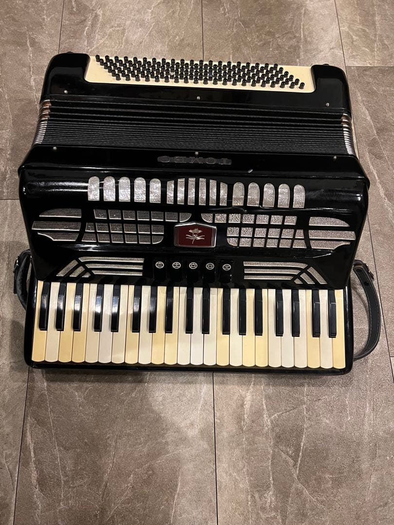 TOMBO アコーディオン 41鍵120B 黒 (訳あり)