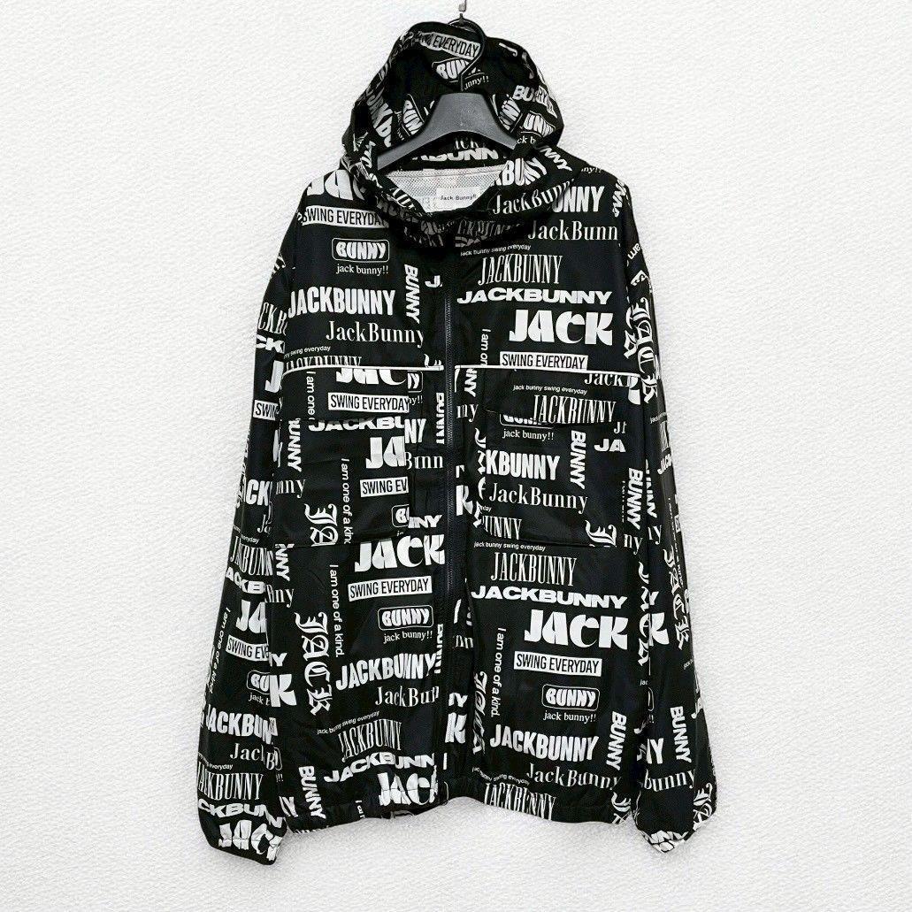 24年モデル　ジャックバニー　ストレッチ マルチロゴタフタ ジップアップブルゾン