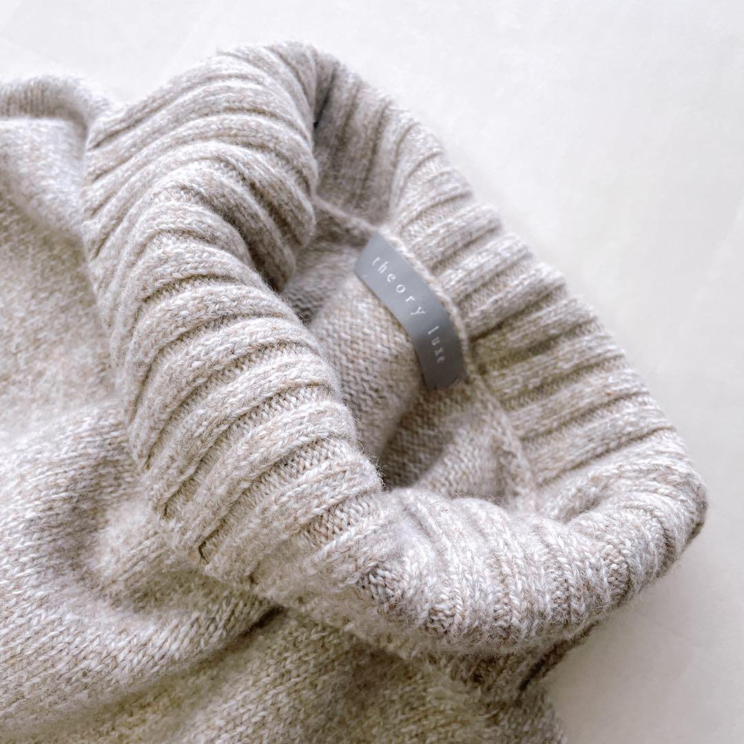 美品✨近年 セオリーリュクス Misto Terry カシミヤ混 ニット 38