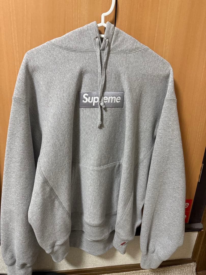 トップス Supreme box logo heather grey