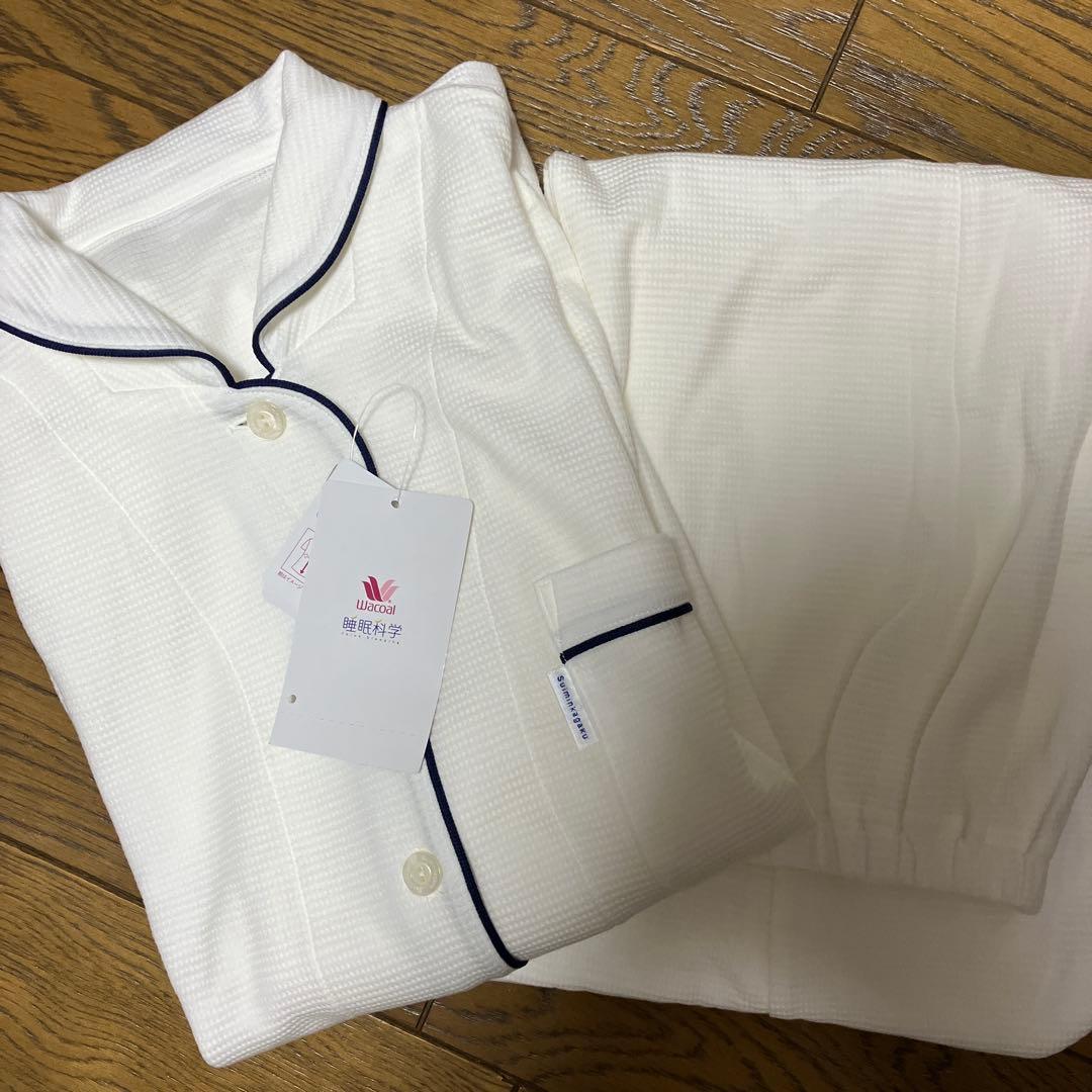 ワコール／睡眠科学 なめらかでやわらかい天綿　 綿１００％ パジャマM 新品
