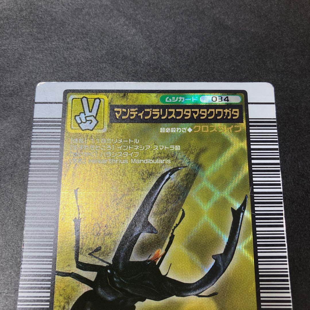 甲虫王者ムシキング マンディブラリスフタマタクワガタ 2003 つよさ200