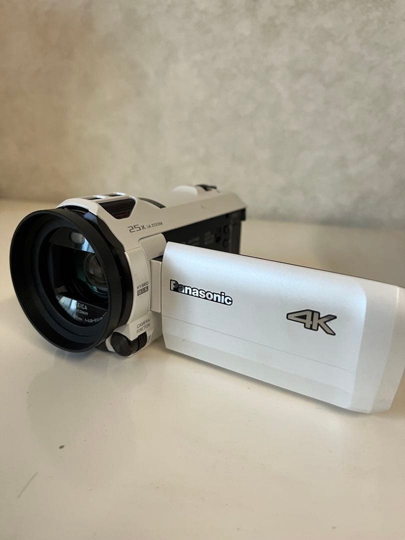 【美品】Panasonic VZX990M-W ビデオカメラ 25倍ズーム 4K Amazon.co.jp: パナソニック 4K ビデオカメラ VZX990M 64GB あとから