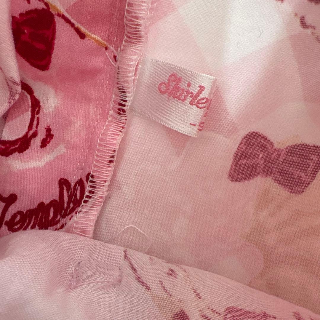 シャーリーテンプル♡ドーナツエプロンワンピース♡90センチ♡限定ピンク