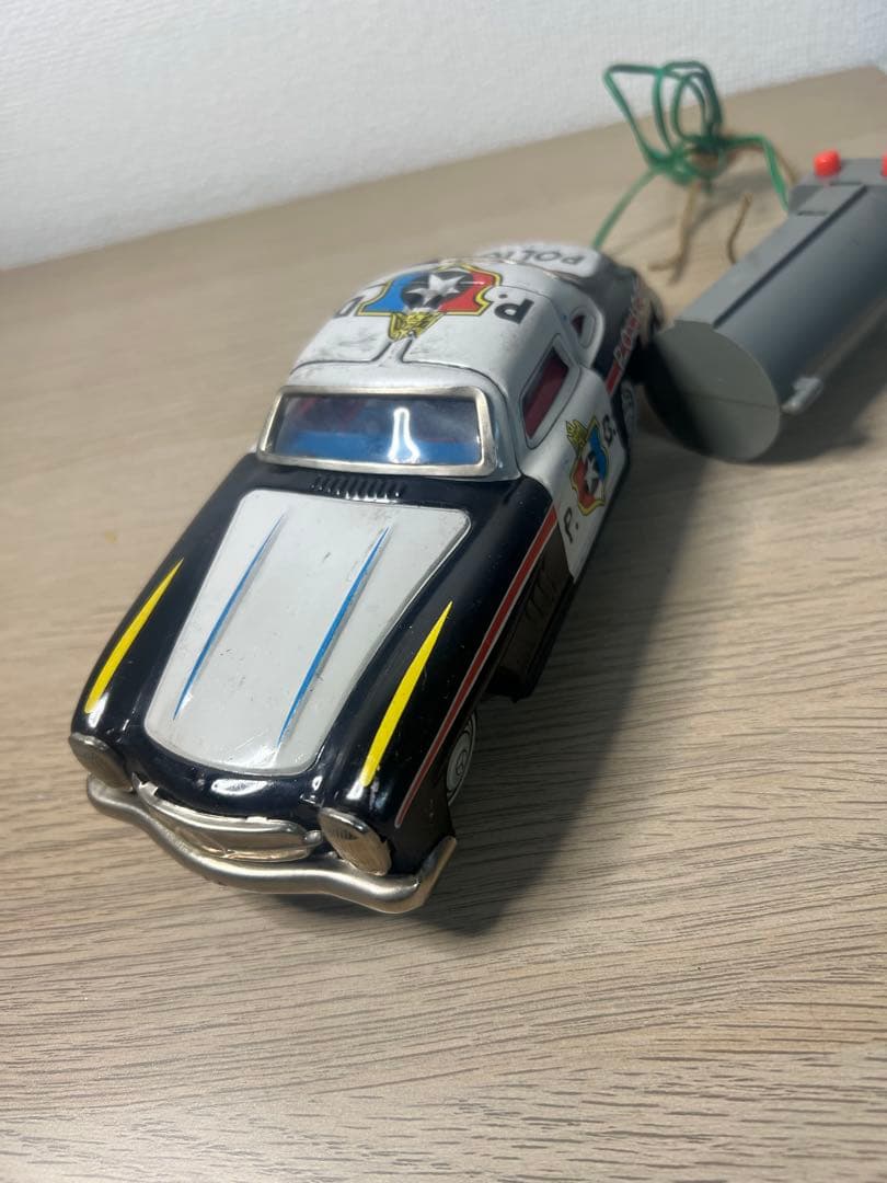 やのまん【ベンツ300SLポリスカー 】tinブリキtoy car