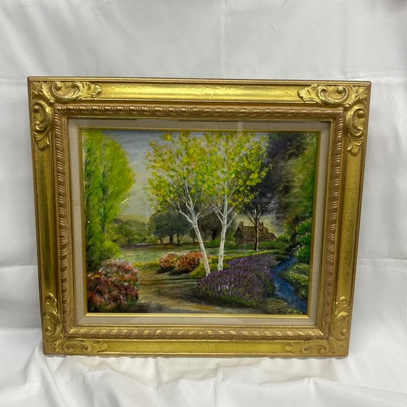 油絵 taiji.s 1996年08月　南フランスラベンダー　キャンバス8号