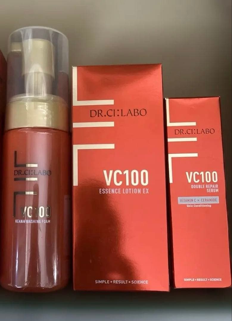 DR.CI:LABO VC100 エッセンスローション・温感クレンジング・濃密泡