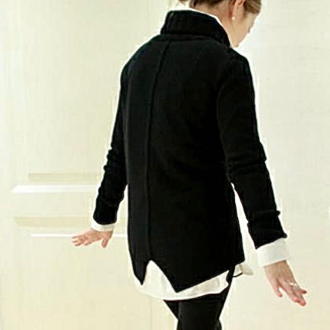 ドゥーズィエムクラス　JADE タートルネックプルオーバー　黒　タートルニット Deuxieme Classe（ドゥーズィエムクラス）の「*JADE タートルネック