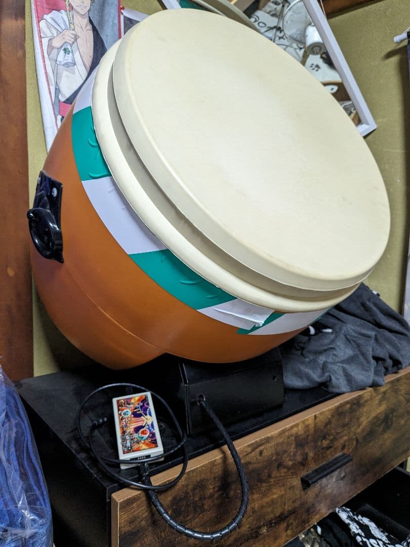 太鼓Forcelv5樽・PS4コンバータ、USBコネクタ付