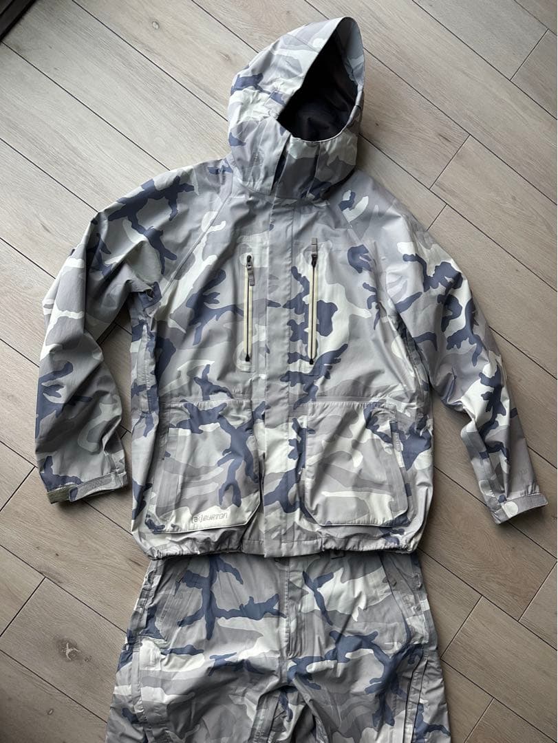 Burton ak 上下 L セットアップ ゴアテックス スノーカモ 迷彩