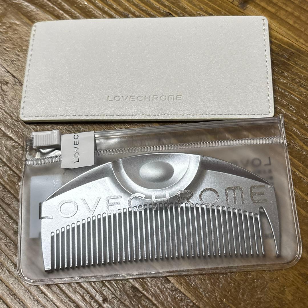 ラブクロム ヘアコーム シルバー ケース付き 新品未使用 - メルカリ