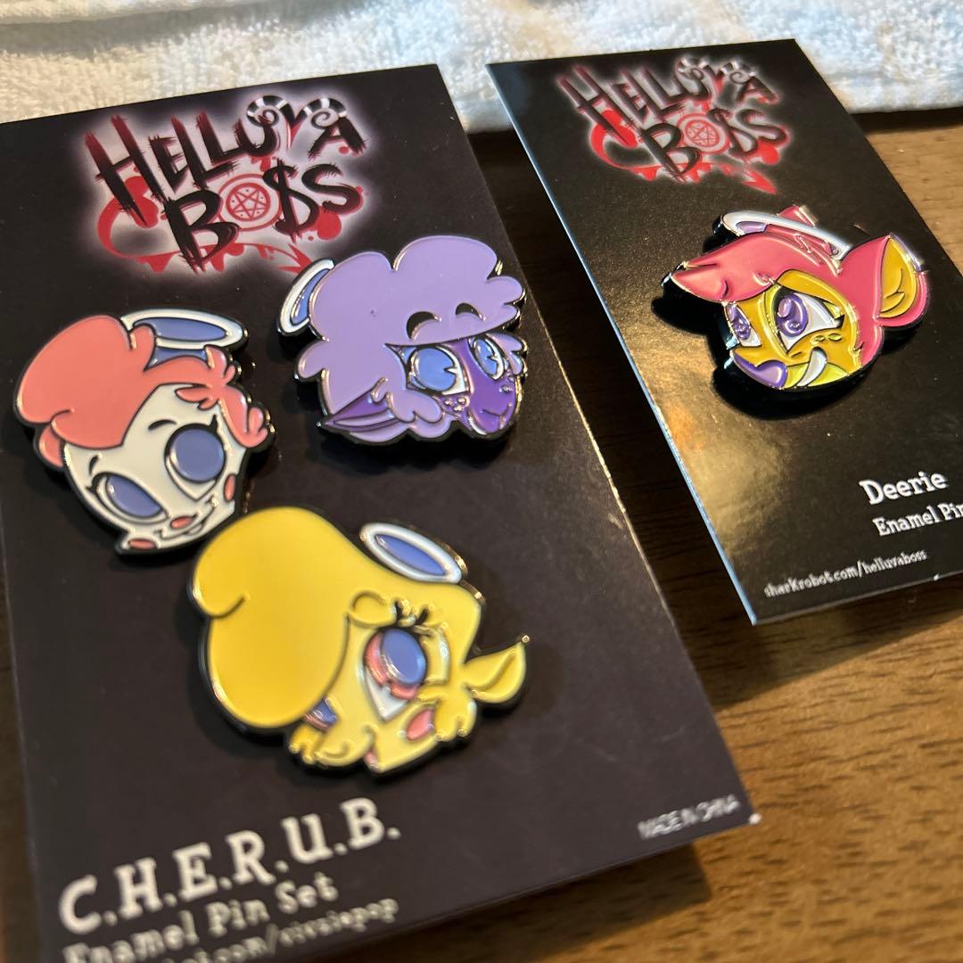 Hellva Boss/ヘルヴァボス ケルブ ディーリー ピンバッジ ピンズ
