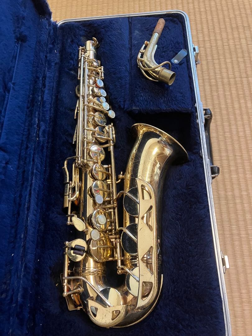 conn アルトサックス　整備前　現状品　マウスピース　リガチャー　キャップなど SELMER セルマー アルトサックス マウスピース S80 シリーズ