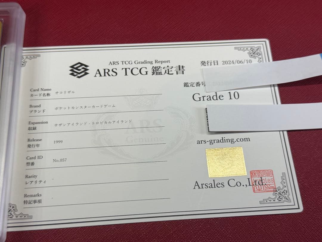 オコリザル 旧裏 サザンアイランド ARS10