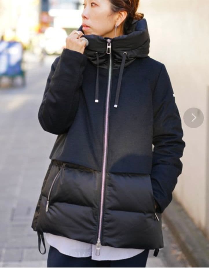 【DUNO/デュノ】JULIA ショートダウンジャケット ブラック/42 DUNO（デュノ）の「DUNO (デュノ) JULIA ショートダウンジャケット