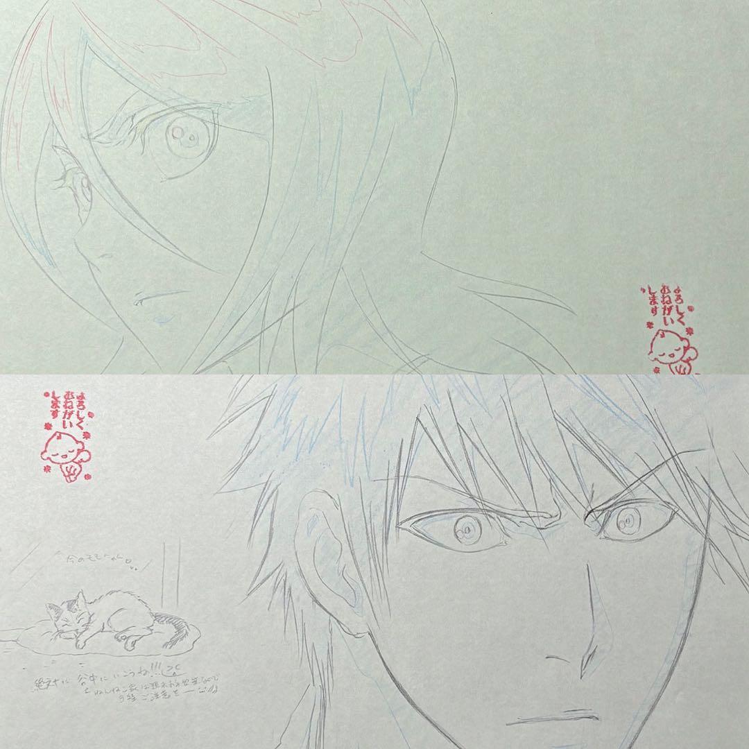 BLEACH セル画　黒崎一護　朽木ルキア　まとめ売り