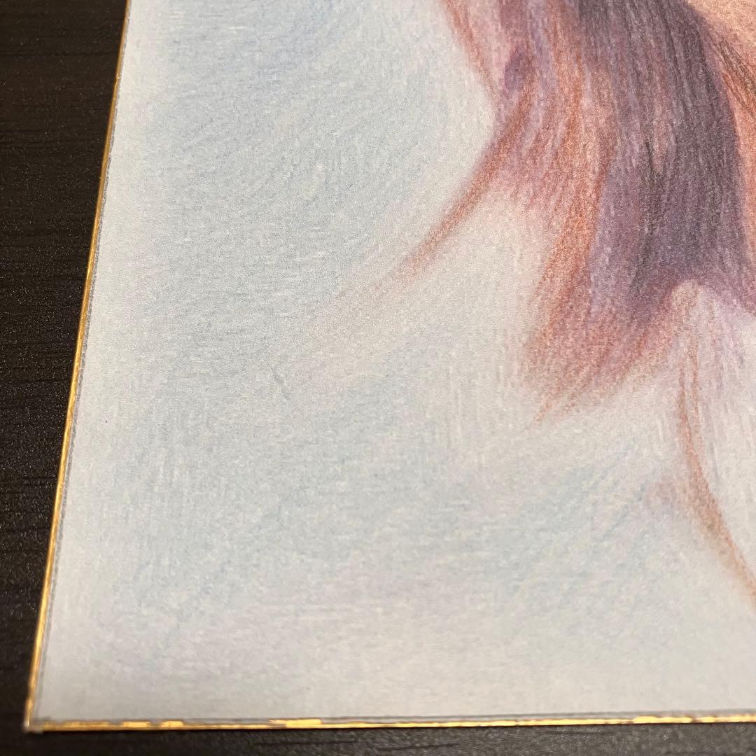 資生堂 マジョリカマジョルカ 額装品 額縁寸法32cm×29cm×1.5㎝色鉛筆