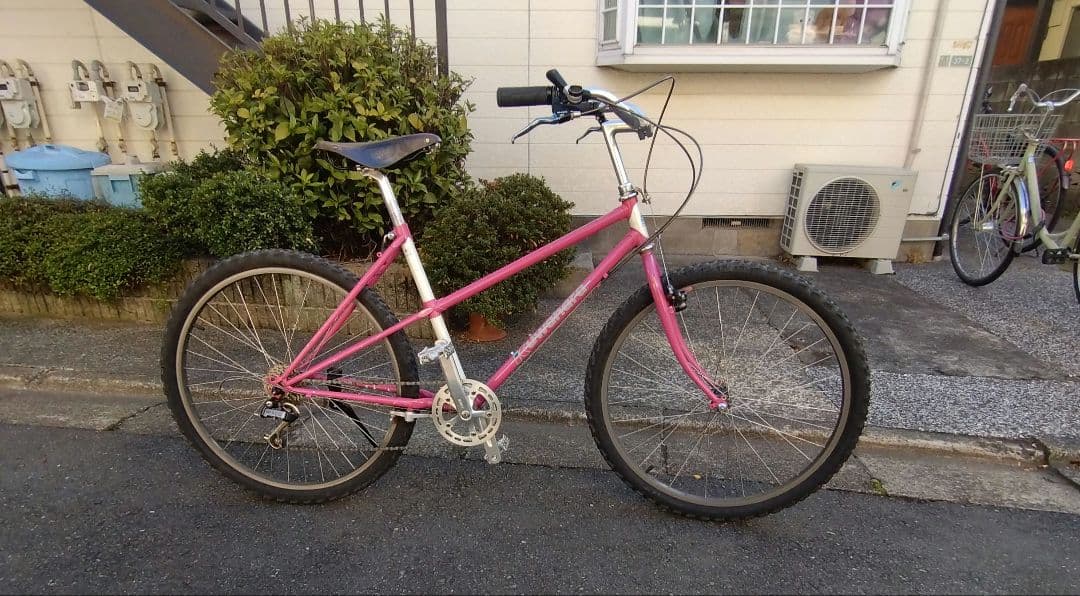 引き取り限定　KUWAHARA Old MTB Kuwahara mixte mtb for the wife, is it better than newer mixte