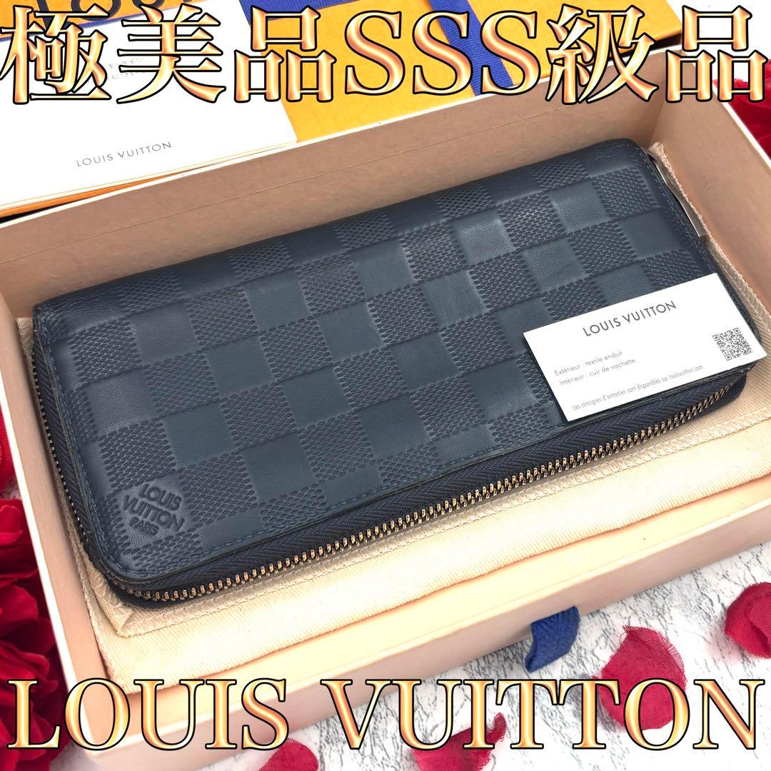 【極美品】 ルイヴィトン ダミエ アンフィニ ヴェルティカル 長財布