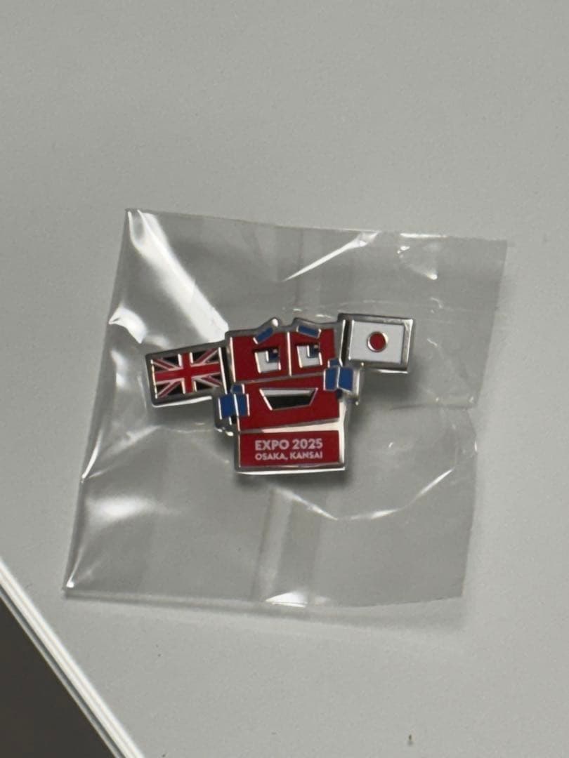 2025 大阪関西万博 イギリス ピンバッチ 限定品 新品未使用未開封
