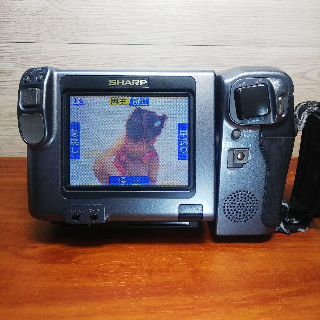 SHARP Hi8 ビデオカメラ VL-HL55 液晶ビューカム - メルカリ
