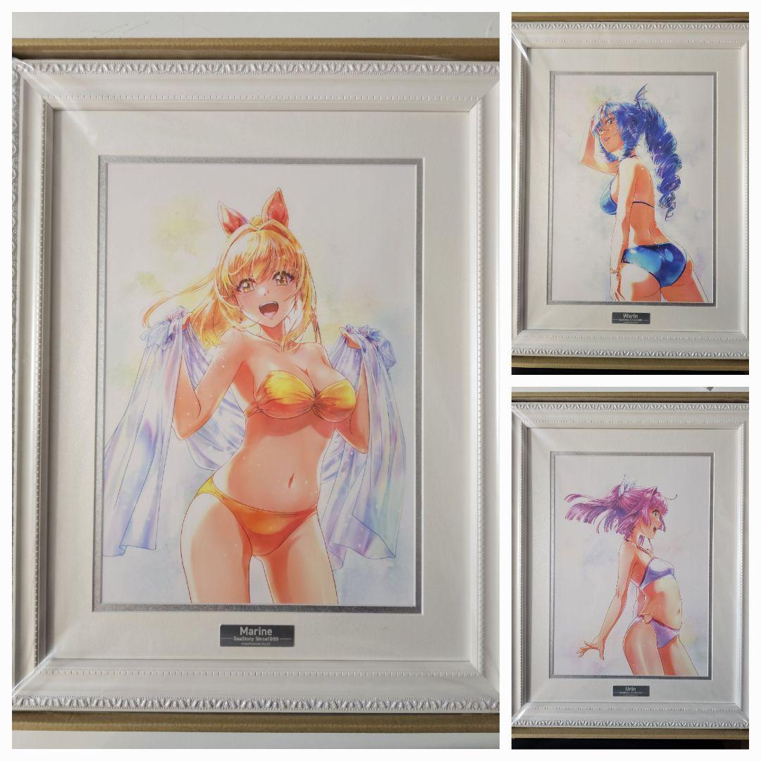 海物語　キャラファイングラフ　マリン　ワリン　ウリン