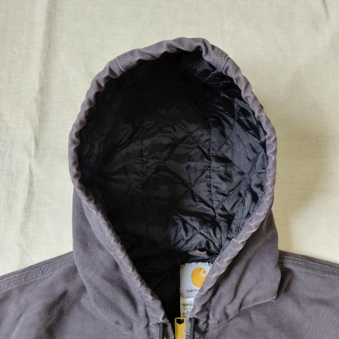 レアカラー 00s カーハート アクティブジャケット パープル ペトロール