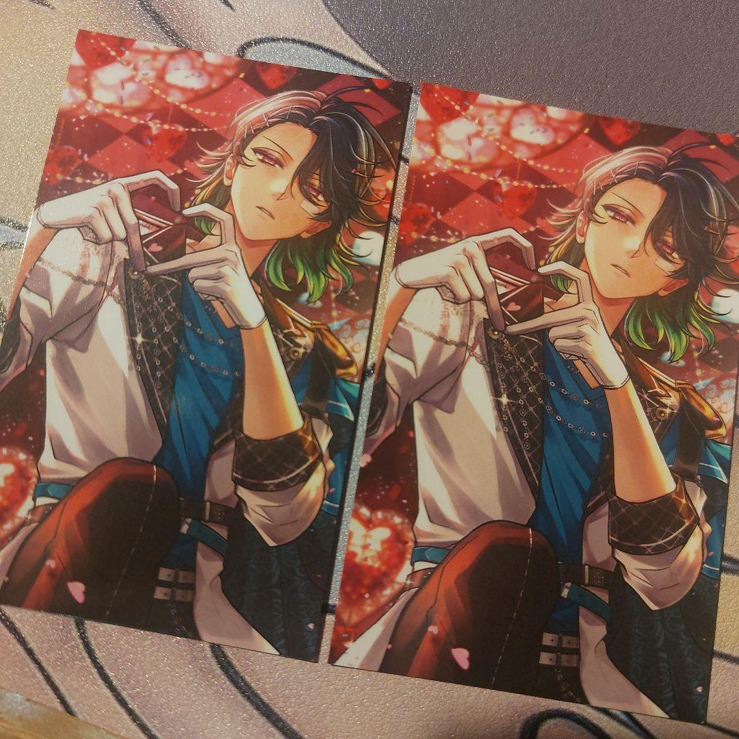 あくねこ バスティン バレンタイントレカ風カード - メルカリ