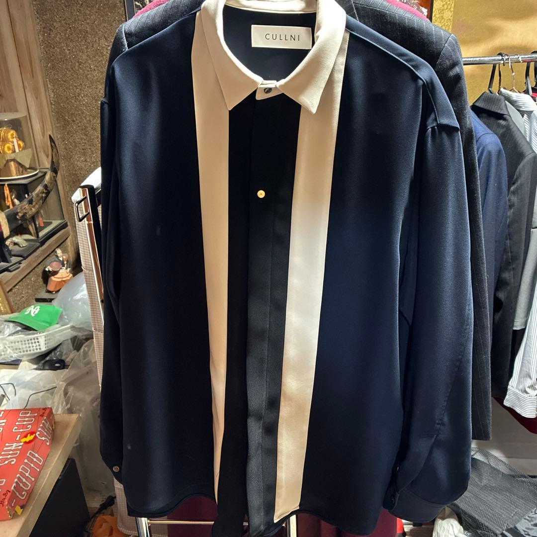 cullni クルニ シャツ ネイビー