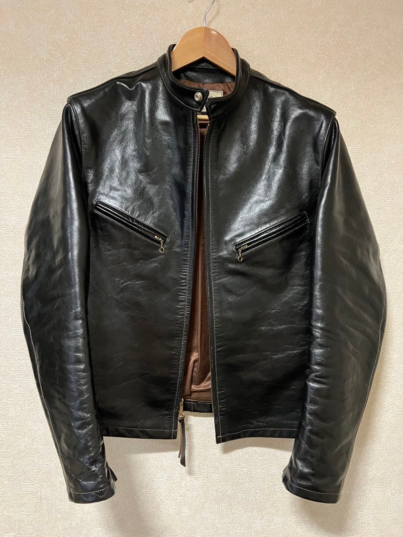 TOYS McCOYトイズマッコイ シングルライダース　J-100 激レア 美品 TOYS McCOY（トイズマッコイ） TMJ2023 ジョンソンモータース レザー