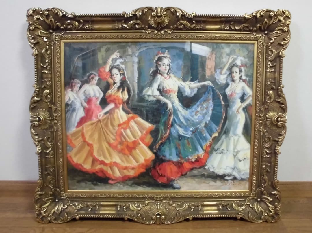 フラメンコ　豪華な大型額縁　F30号　サイズ　＜引き取り限定＞ 3427 F30号|木製油彩額縁 - 額縁 - 激安通販 | 額のまつえだ / 油彩