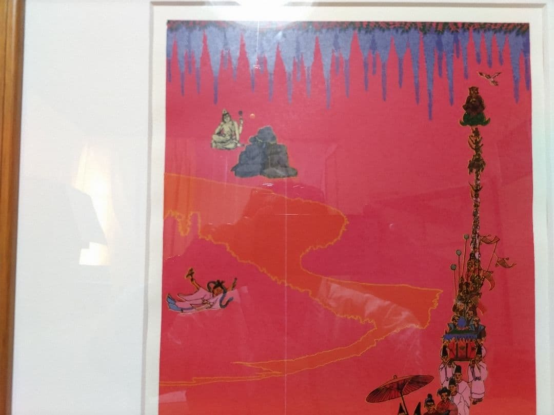 赤絵の巨匠 斎藤吾朗画伯作品「天橋立 籠神社みあれ藤祭」 - メルカリ