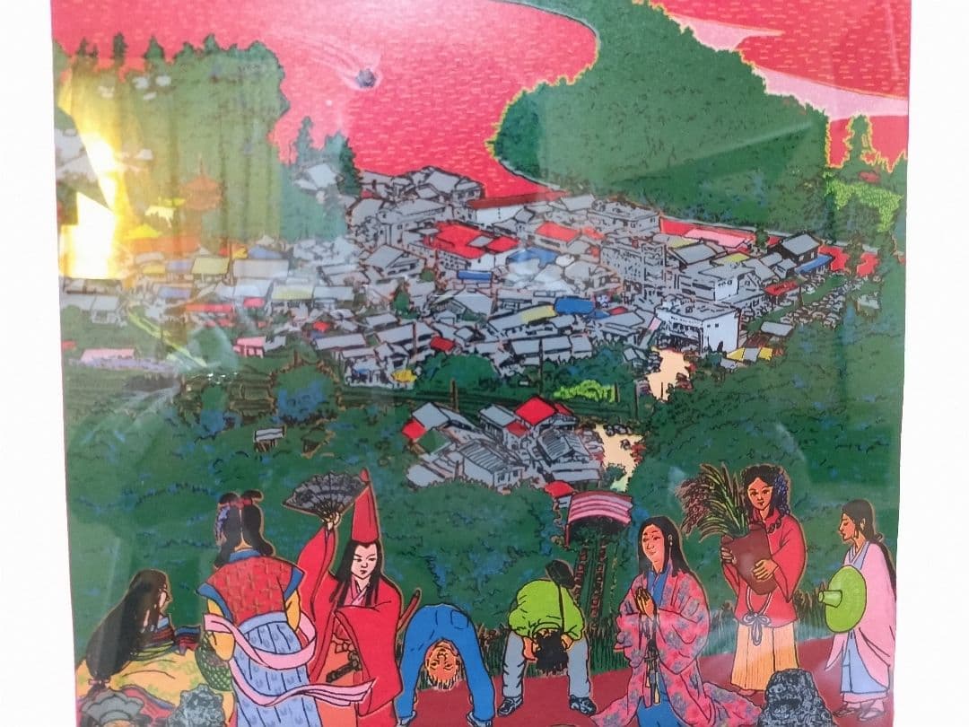 赤絵の巨匠 斎藤吾朗画伯作品「天橋立 籠神社みあれ藤祭」 - メルカリ